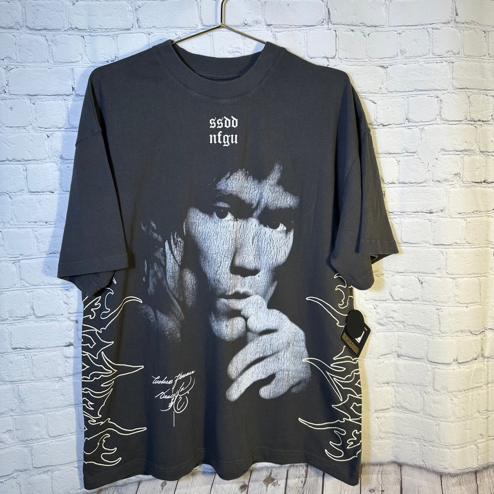 Darc Sport Bruce Lee Premium Tee Wolf Gray Limited Edition LCTT001-1083-050 Med